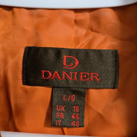 Danier Leather Suede Moto Jacket – Genuine Leather with Contrast Stitching - Picture 10 of 10